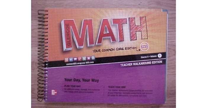 Glencoe math course 3 volume 2 answer key pdf